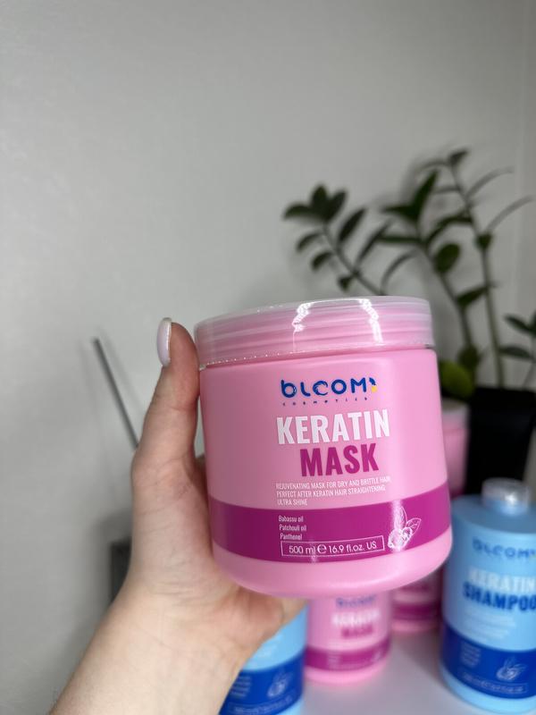 Маска глубокого кондиционирования bloom keratin mask 500 ml — цена 1100 ...