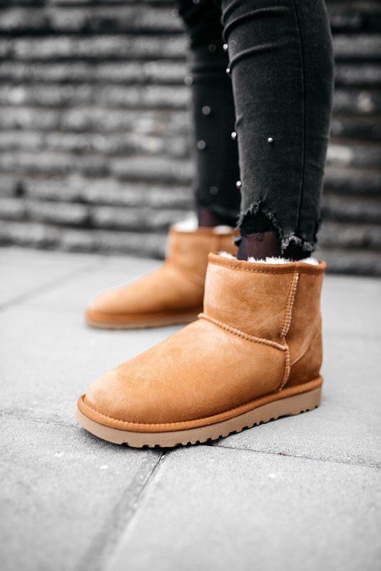 Ugg w classic mini chestnut сапоги женские угы — купить в Украине