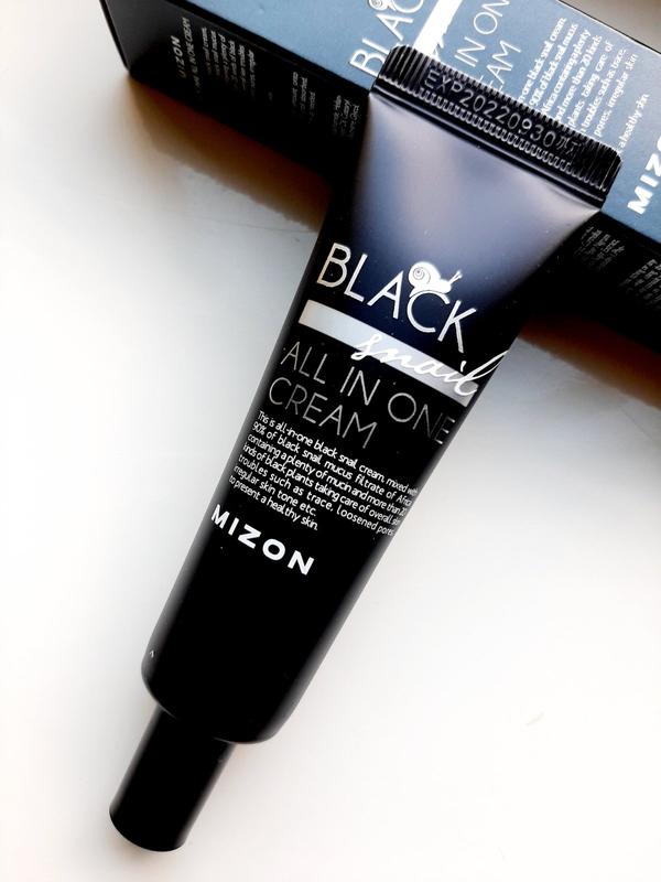 mizon black snail all in one cream tube
