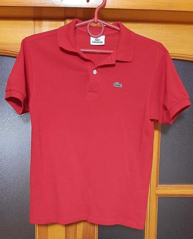 Футболка поло женская красного цвета lacoste размер xs (12) f5191 — цена  199 грн в каталоге Поло ✓ Купить женские вещи по доступной цене на Шафе |  Украина #47897117