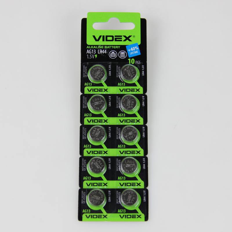 Videx lr44 / ag13 1,5v батарейка литиевая (1 шт) — цена 10 грн в ...