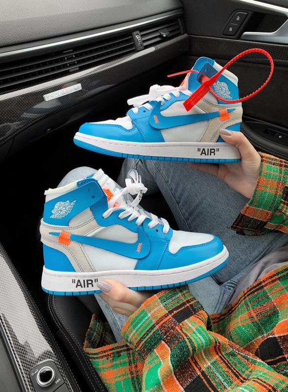 Aj 1 off white 2024 blue