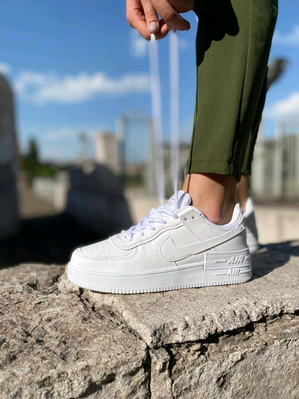 Женские кроссовки nike air force 1 shadow white — цена 1400 грн в ...