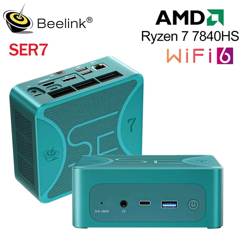 Міні пк beelink ser7 ryzen 7 7840hs 32gb ddr5 1tb nvme — цена