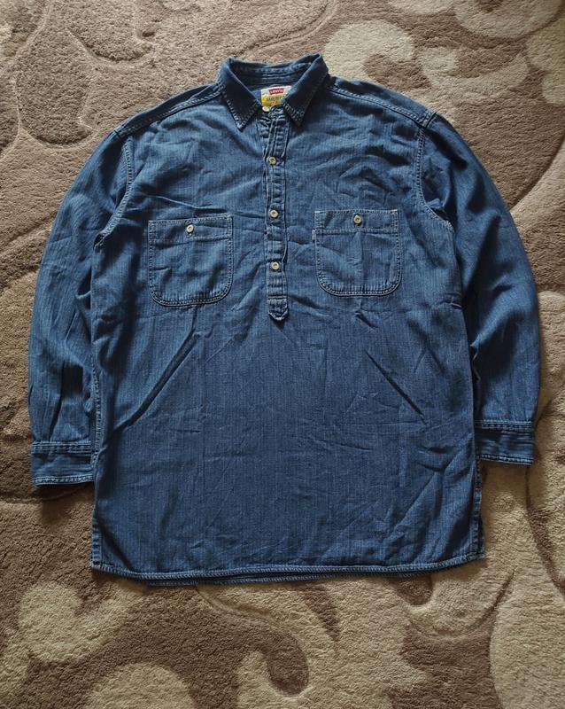 Мужская джинсовая рубашка levi's vintage — цена 350 грн в каталоге ...