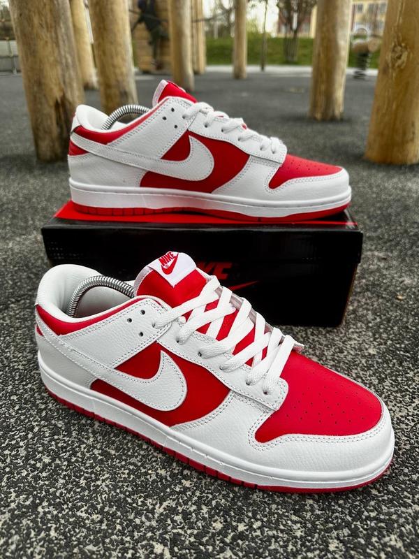 👟кроссовки мужские nike sb dunk low pro прошитые кожа — цена 1750