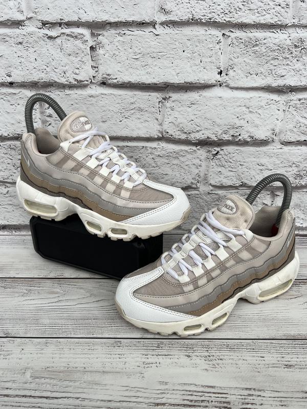 Nike air max 95 premium sail desert sand & white sale