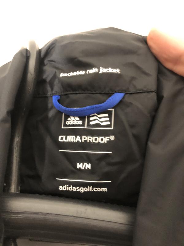 adidas packable rain jacket