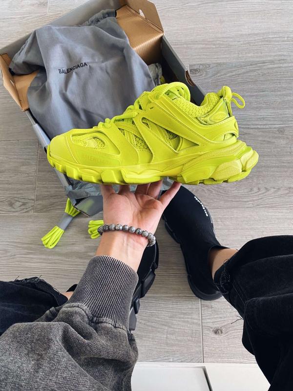 balenciaga track lime