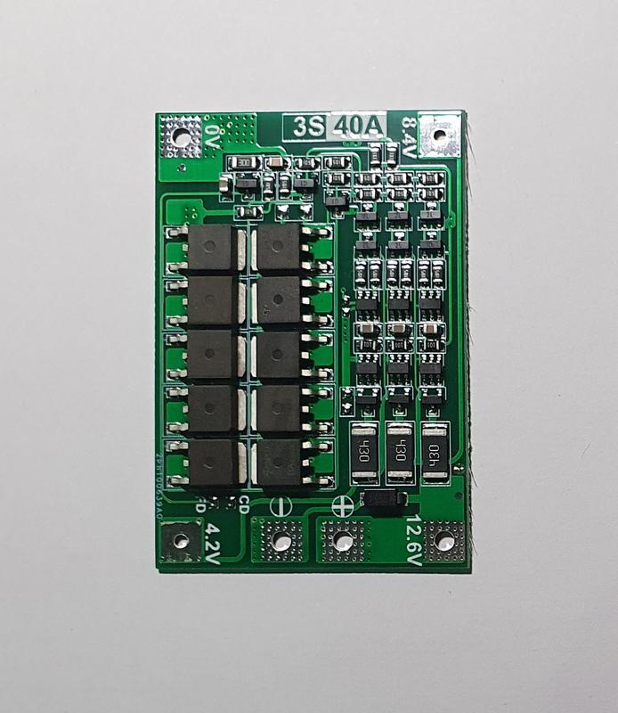 Bms 3s 40a плата захисту акумулятора li-ion 18650 17350 — ціна 75 грн у ...