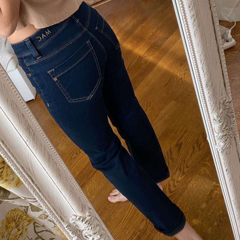 Джинсы тёмно-синие от mac jeans /стильные джинсы — цена 250 грн в каталоге  Джинсы ✓ Купить женские вещи по доступной цене на Шафе | Украина #48530187