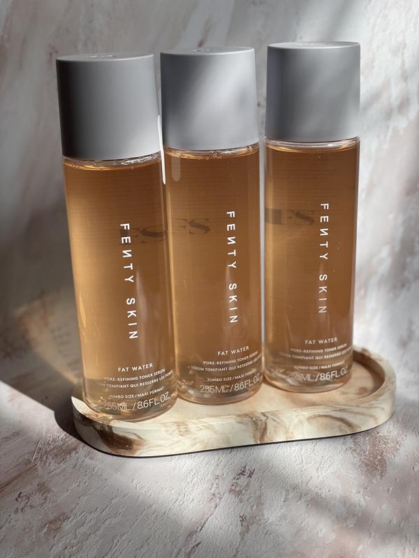 fenty skin fat water pore refining toner serum 255ml. 1590