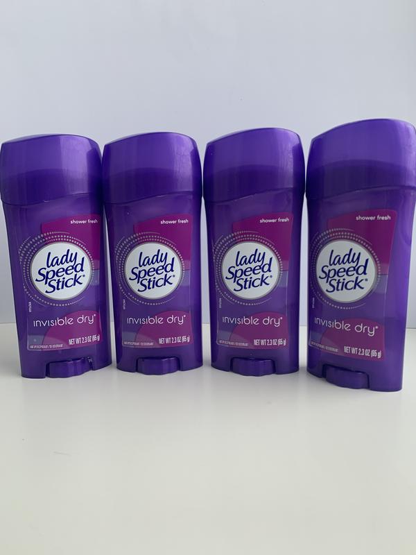 Дезодорант антиперспирант женский lady speed stick invisible dry shower ...