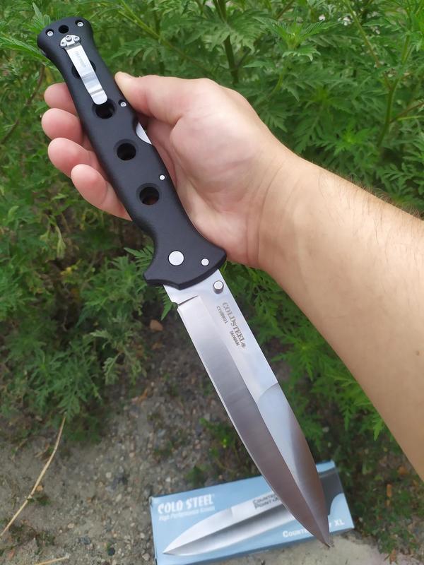 Складной нож cold steel counter point xl 10a тактический раскладной ...