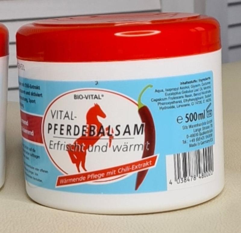 Конская мазь с перцем bio vital pferdebalsam 500мл — цена 300 грн в ...