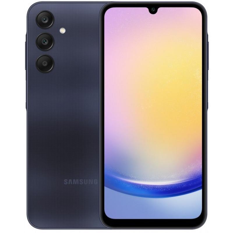 Смартфон samsung galaxy a25 5g a256b 6/128gb blue black (sm-a256bzkdeuc ...