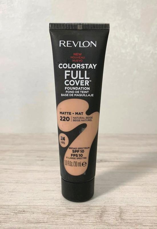 Тональный крем revlon colorstay full cover foundation spf10 номер 220 ...