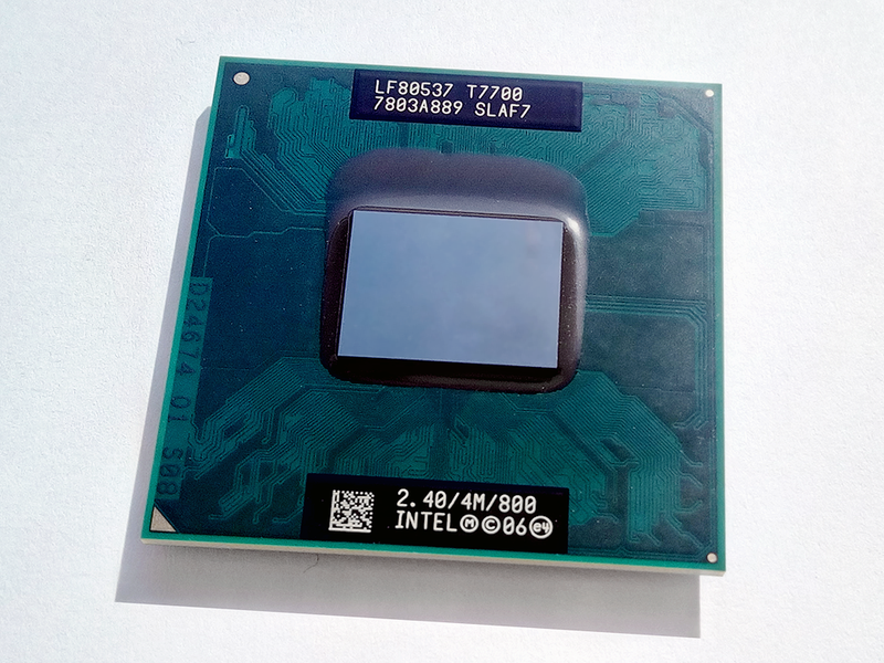 Процессор intel core 2 duo t7700 (2,4 ghz) + термопаста — цена 185 грн ...