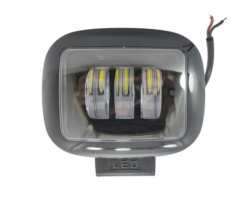 Led фара с линзой и свето-теневой границей. супер светодиодная фара ...