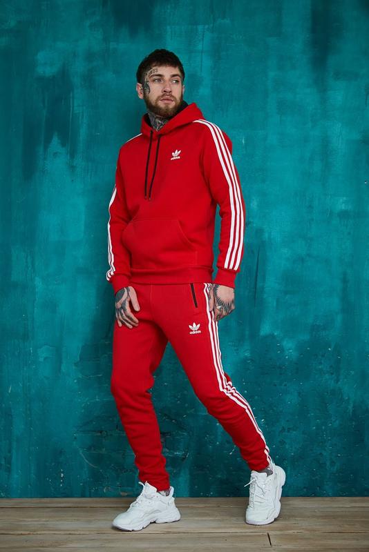 Тёплый спортивный костюм adidas: худи-штаны ️ — цена 1758 грн в ...