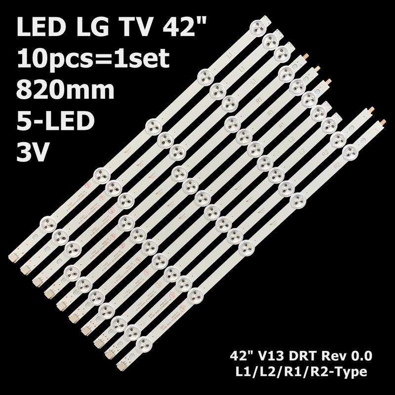 Tira de Led Tv Philips 55Pfh52009/88 55" V14 Drt Rev0.0 1 R2-Type