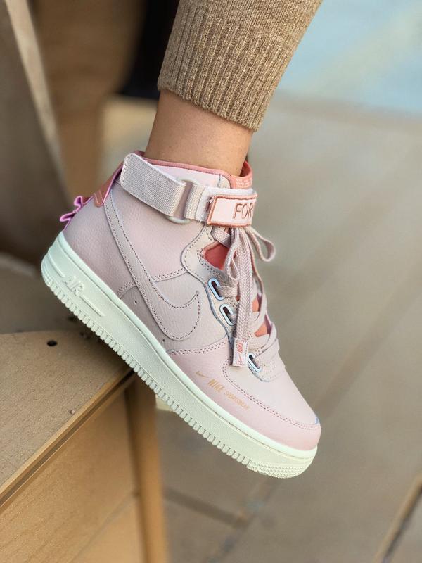 nike air force 1 high utility soft pink rose gold Nike 1844