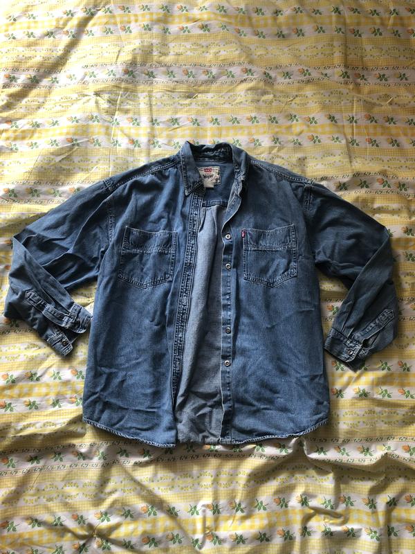 Джинсова сорочка levi's — ціна 100 грн у каталозі Сорочки Купити жіночі ...