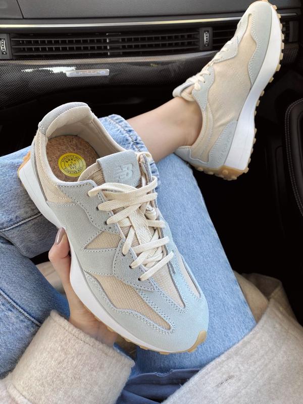 Женские кроссовки new balance 327 beige — цена 3350 грн в каталоге ...