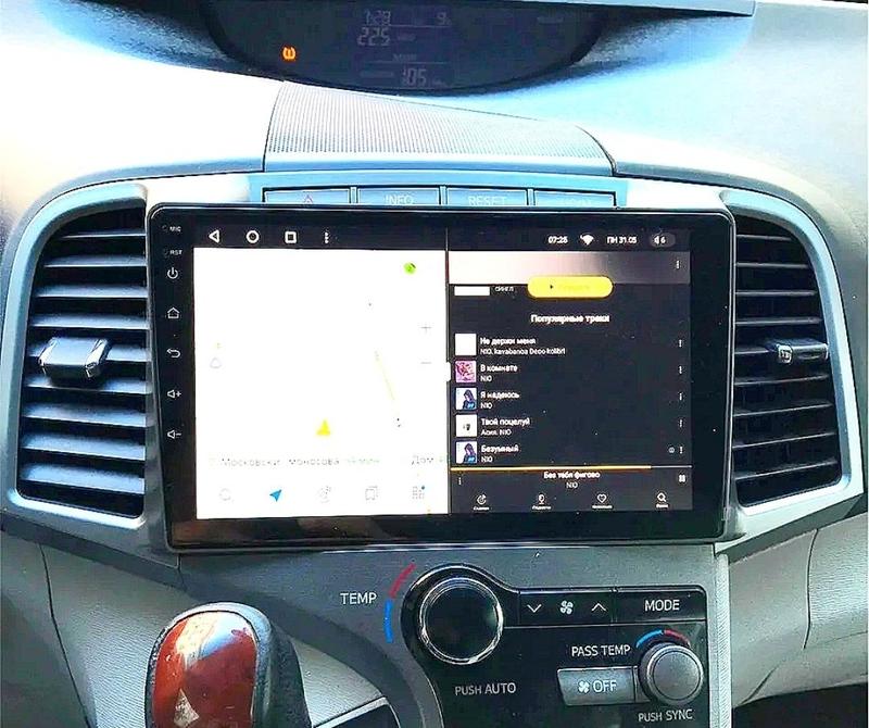 Магнитола android toyota venza, 2/32, 8 ядер, carplay, слот под сим ...