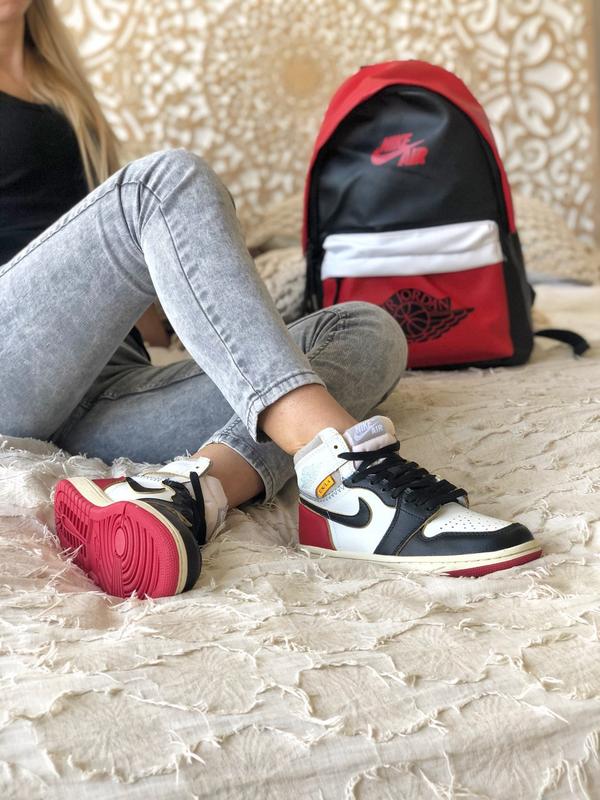 Union x air jordan 1 retro high og nrg varsity cheap red