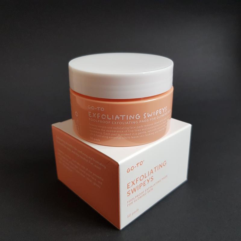 exfoliating swipeys go to