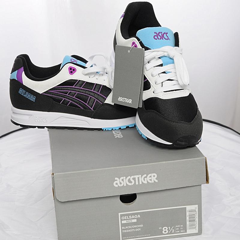 Asics tiger gelsaga black/orchid — цена 1600 грн в каталоге