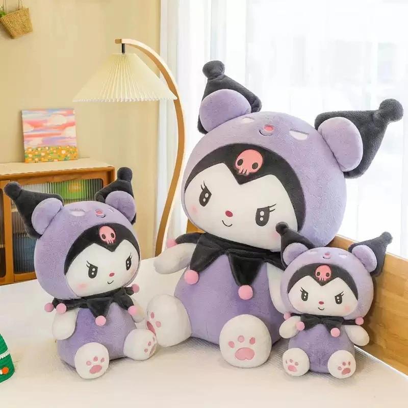 Sanrio куроми 50 см большая мягкая игрушка аниме хеллоу китти kuromi ...