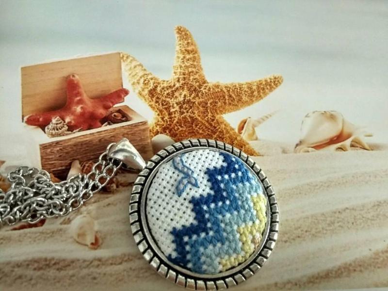 Подвеска "чайка в море" — цена 150 грн в каталоге Кулоны Купить ...