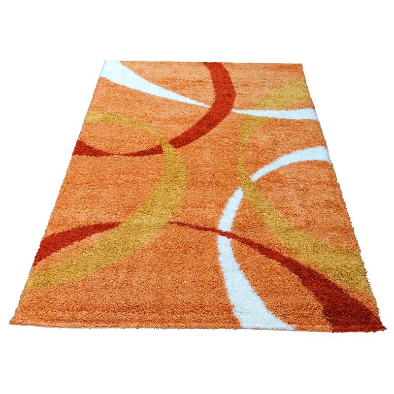 Ковер с высоким ворсом super lux shaggy 1,5 х 2,3 м light tile 7368а ...