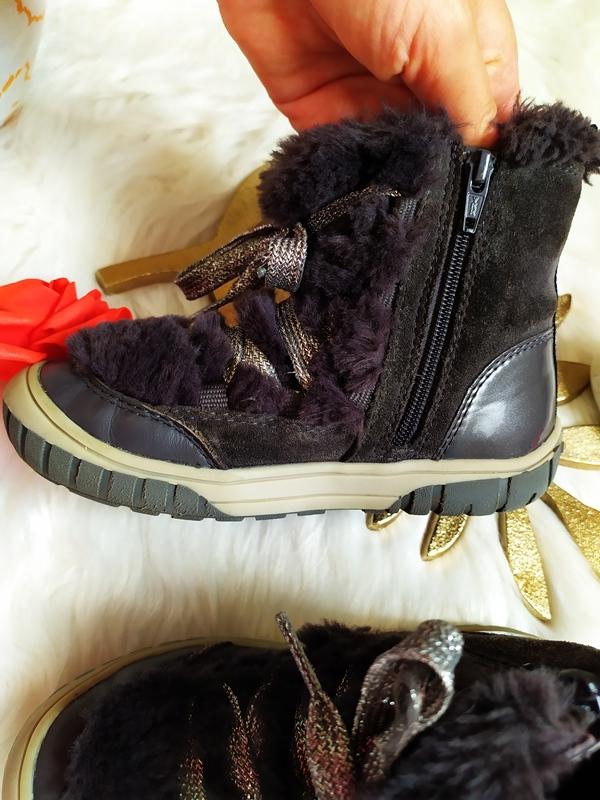 Ботинки geox answear серые зима, натуральная кожа и замша. размер 27 — цена  557 грн в каталоге Ботинки ✓ Купить товары для детей по доступной цене на  Шафе | Украина #49746306