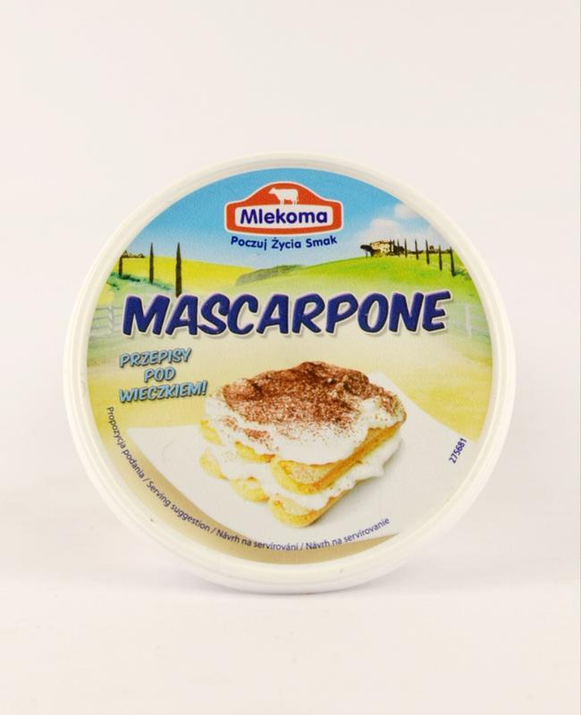 Сир маскарпоне mlekoma mascarpone, 250гр (польща) — цена 78 грн в ...