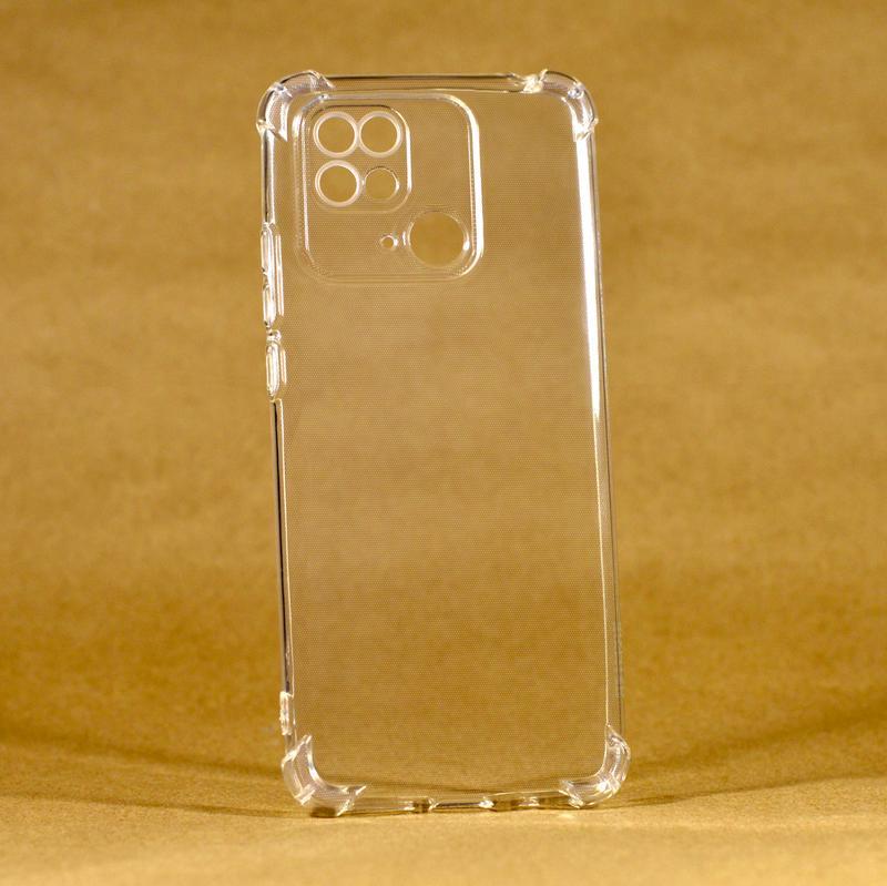 Протиударний чохол до xiaomi redmi 10c прозорий tpu getman ful ...