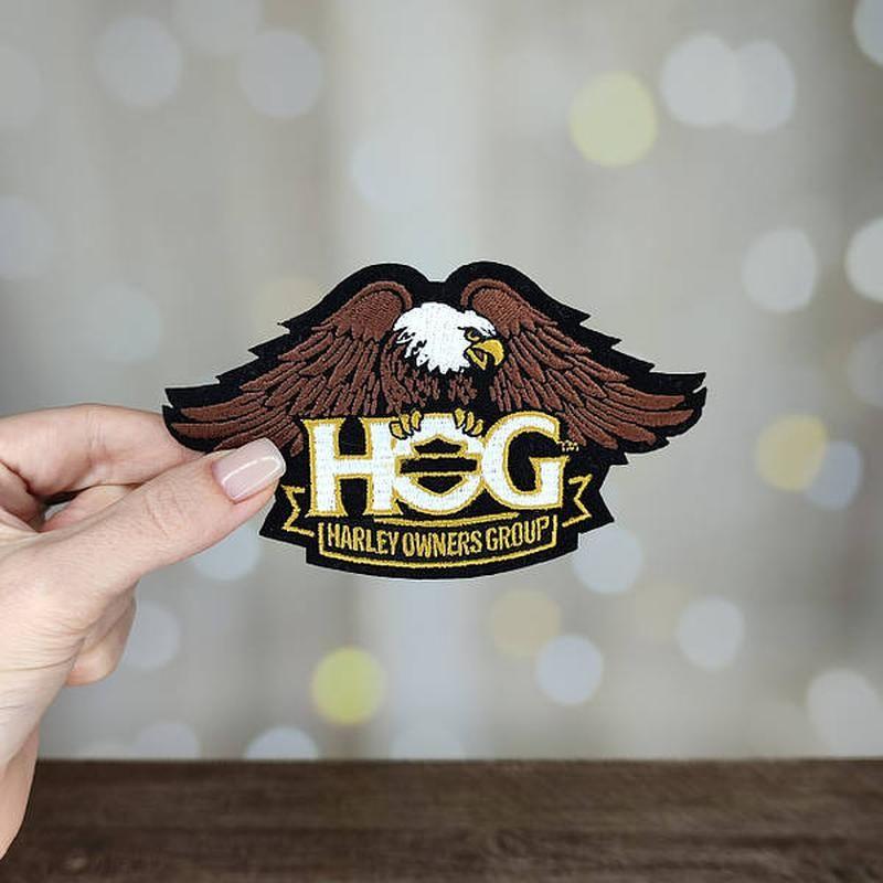 Нашивка, патч "harley davidson. hog. harley owners group" оригинал ...