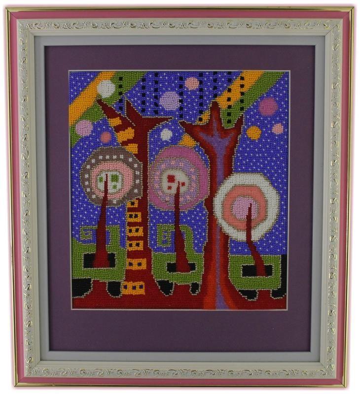 Картины из бисера (fantastic trees) — цена 2200 грн в каталоге Вышивка ...
