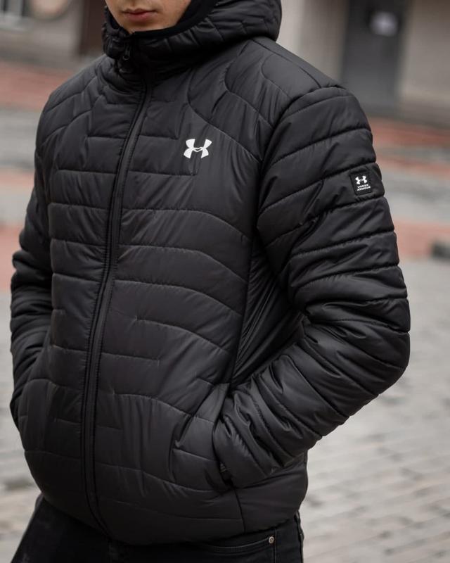 Зимняя мужская куртка under armour черная — цена 990 грн в каталоге Куртки  ✓ Купить мужские вещи по доступной цене на Шафе | Украина #50200857