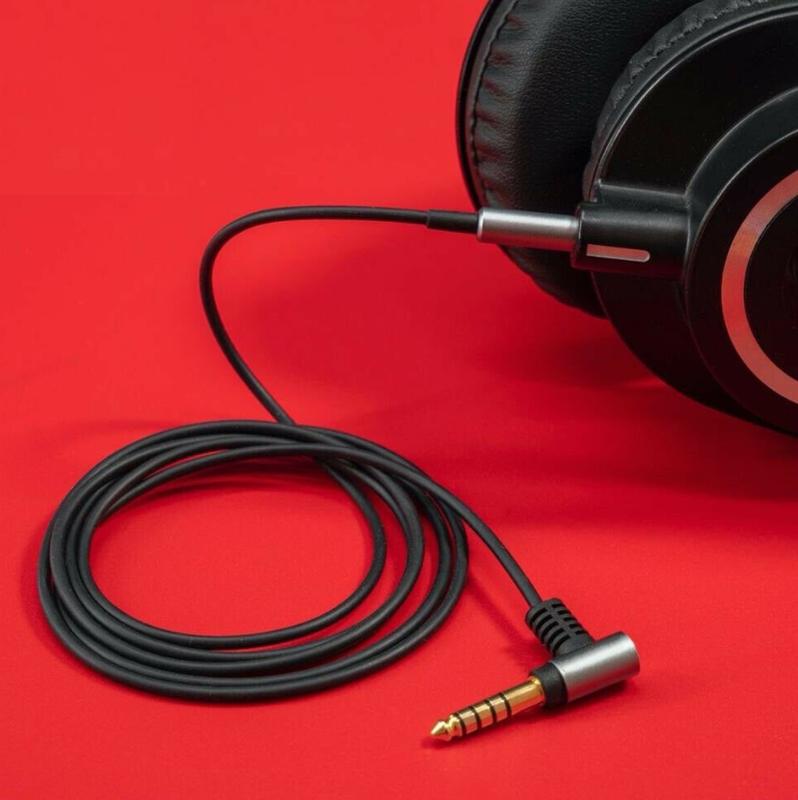 Cavo A Spirale Di Ricambio Per Cuffie Audio Technica ATH-M50X - Foto 5