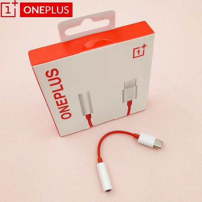 Оригинальный переходник адаптер usb type-c на aux штекер 3.5мм oneplus ...