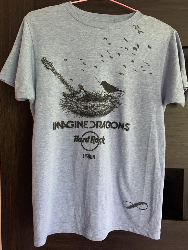 Футболка колекційна imagine dragons hard rock cafe мерч — ціна 250 грн ...