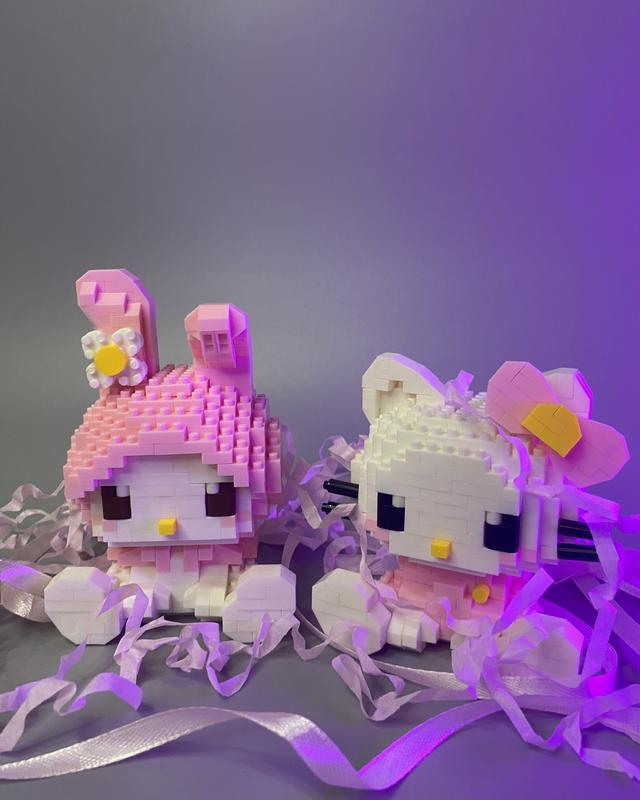 Конструктор lego лего kuromi куромі melody мелоді хеллоу кітті hello ...