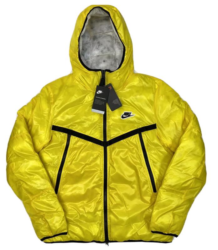 Оригінал! nike synthetic fill windrunner repel jacket yellow black