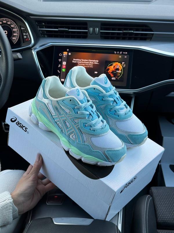 Asics gel - nyc blue mint — цена 2280 грн в каталоге Кроссовки
