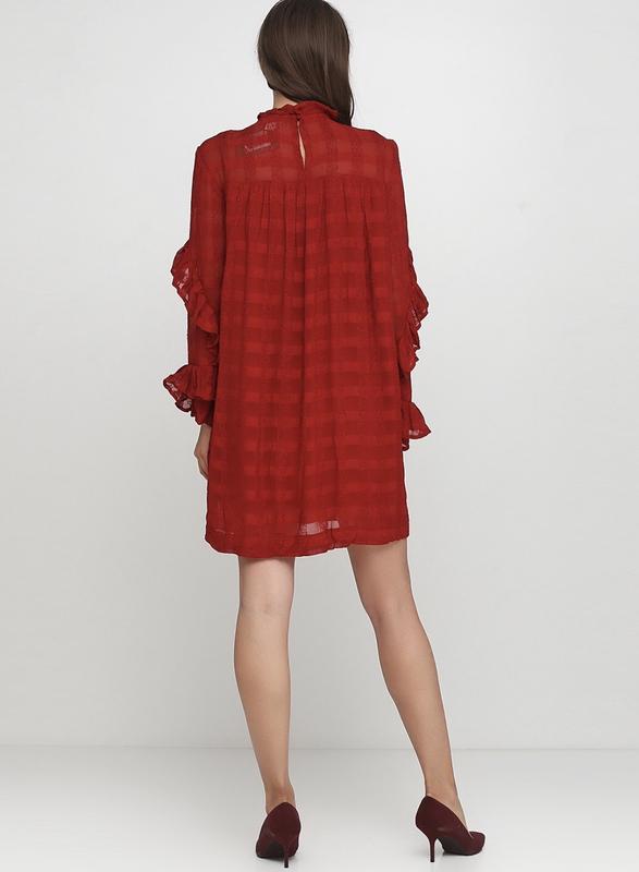 Платье плаття бордовое бордове червоне h&m с баской — цена 250 грн в  каталоге Короткие платья ✓ Купить женские вещи по доступной цене на Шафе |  Украина #50565471