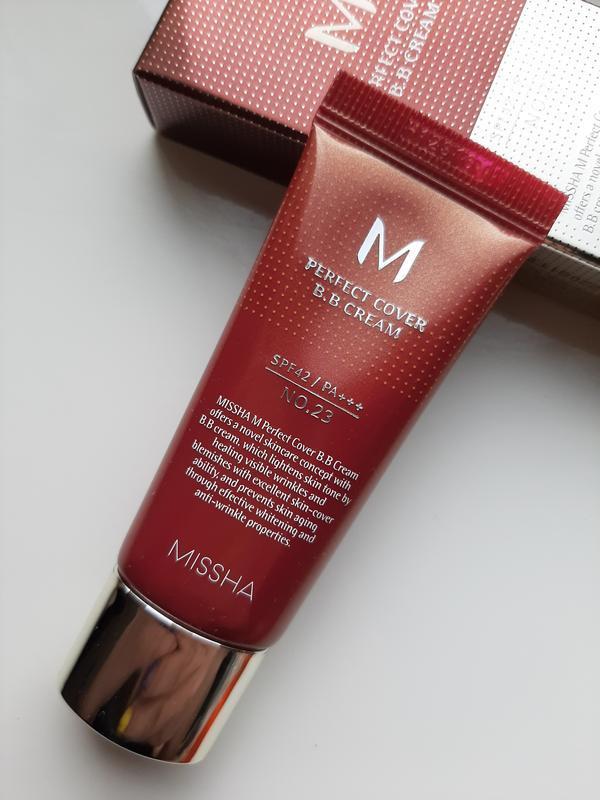 Missha m perfect cover bb cream spf42 найпопулярніший бб крем 20 мл ...