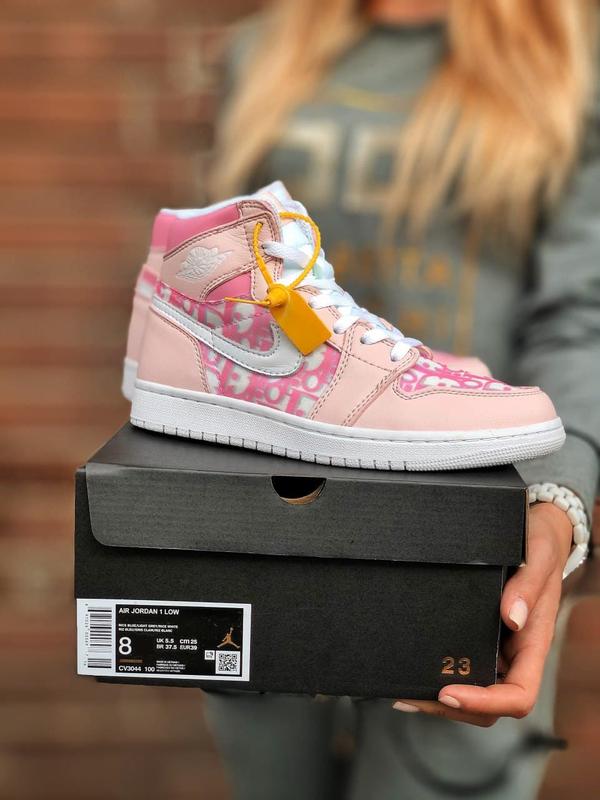 Air jordan dior rose cheap